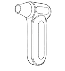 ZARIMI cordless air duster line drawing outline