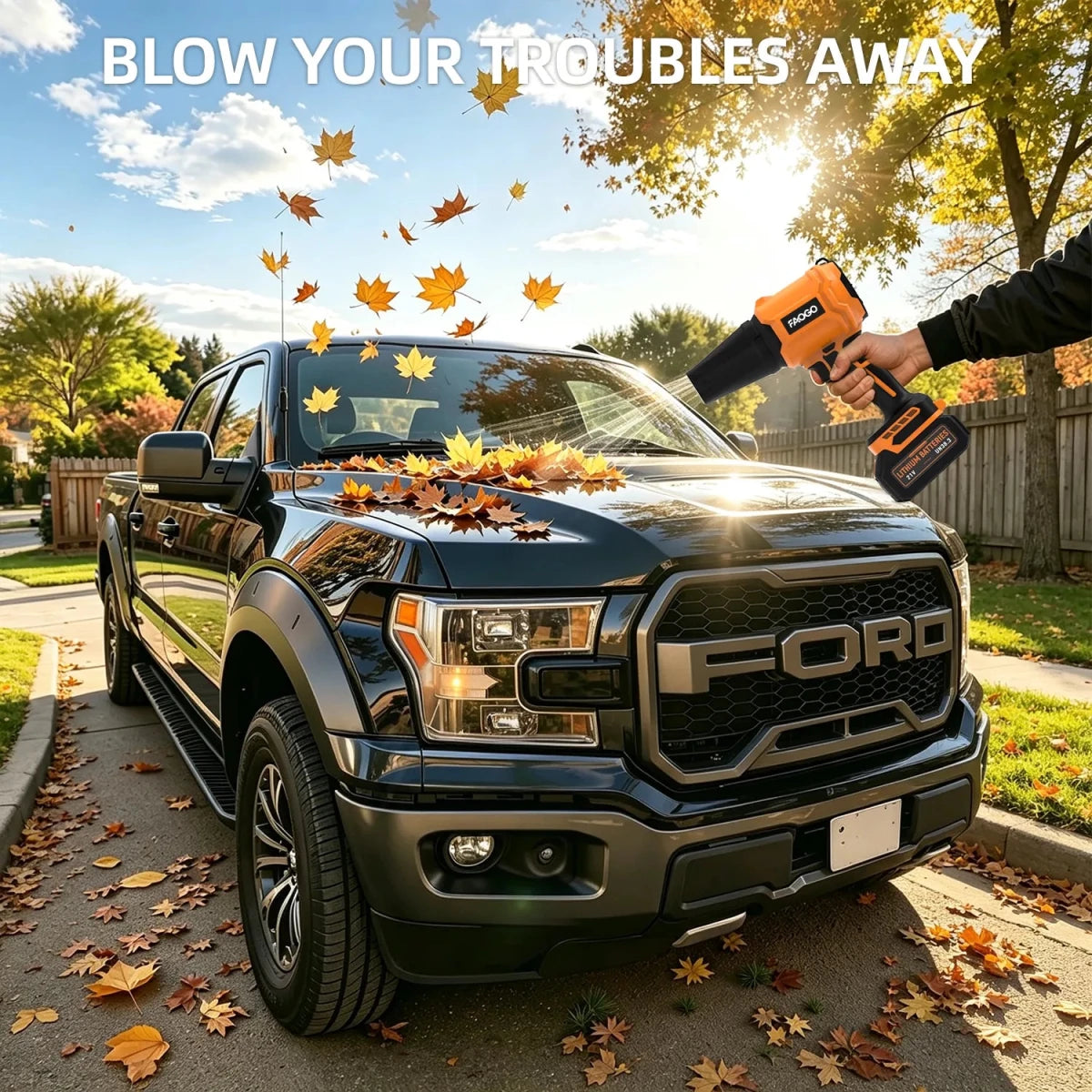 980K RPM Cordless Leaf Blower with Brushless Motor