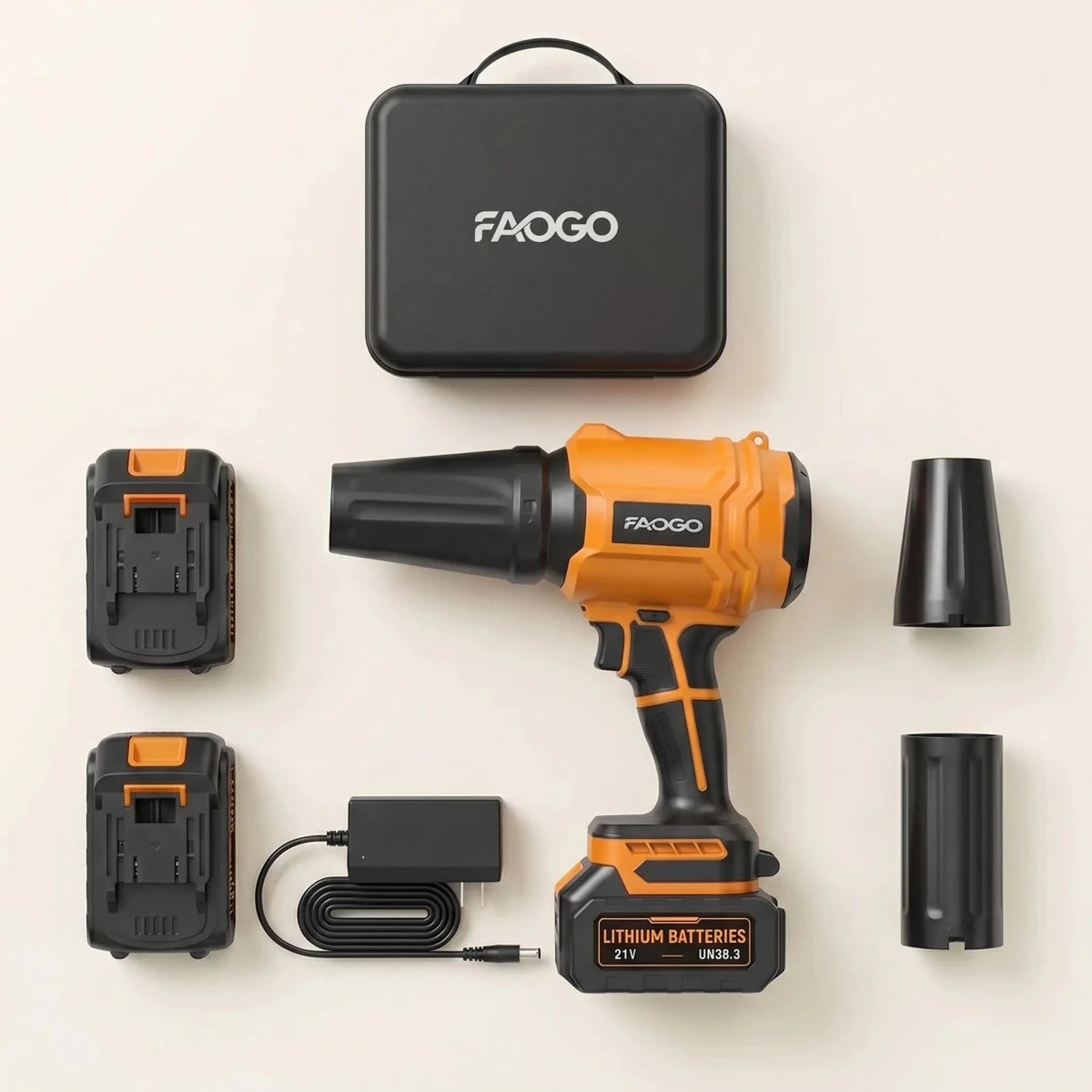 FAOGO 980k RPM Turbo Fan Cordless Car Dryer