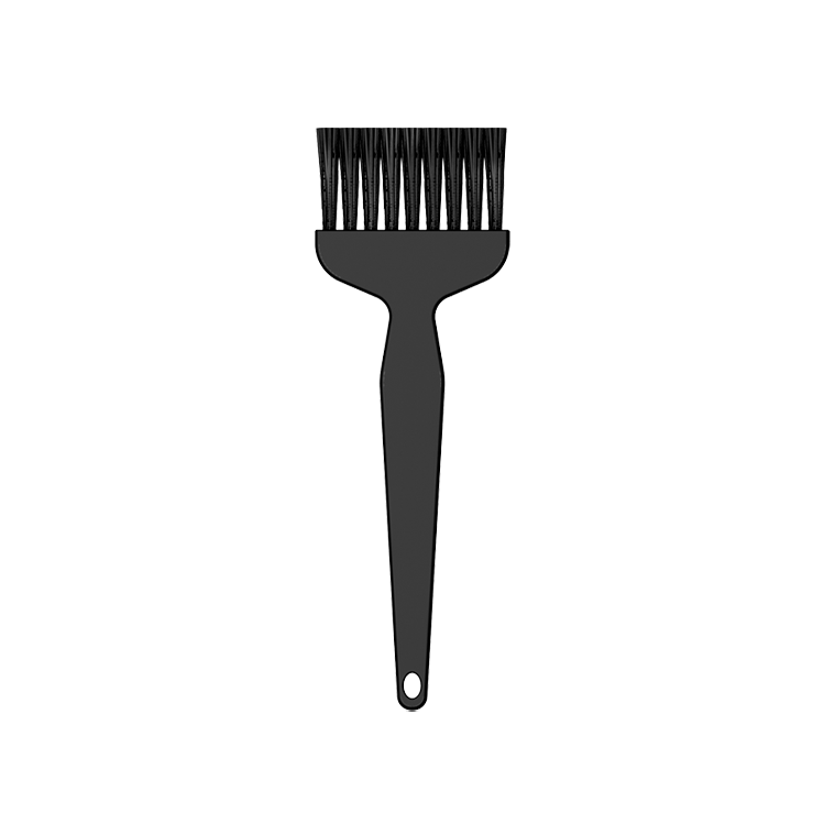 ZARIMI black wide bristle brush