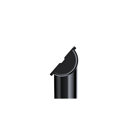 ZARIMI black angled flat nozzle attachment
