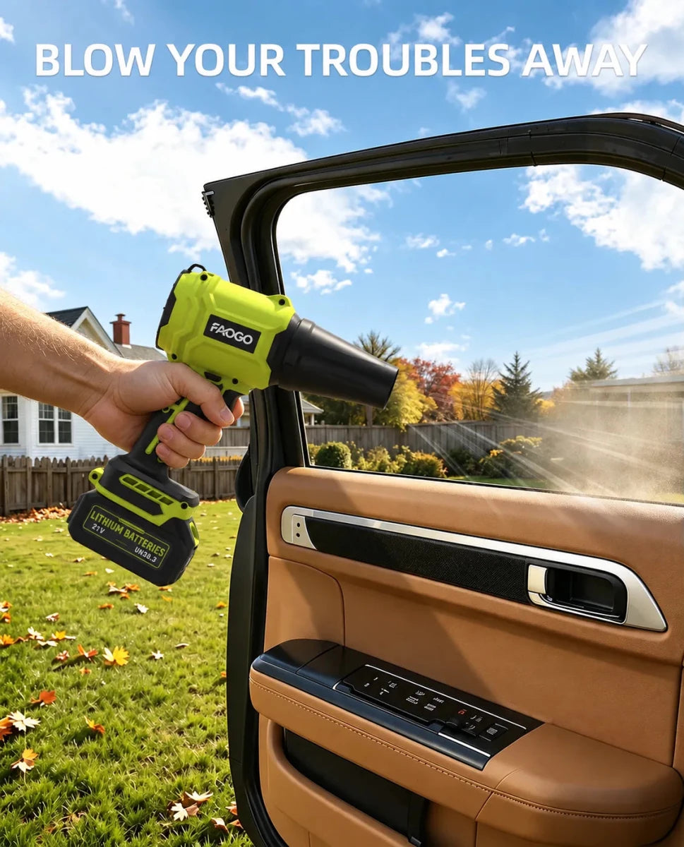 980K RPM Cordless Leaf Blower with Brushless Motor