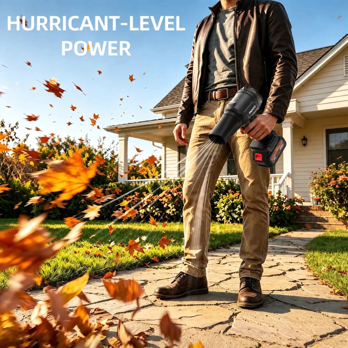 980K RPM Cordless Leaf Blower with Brushless Motor