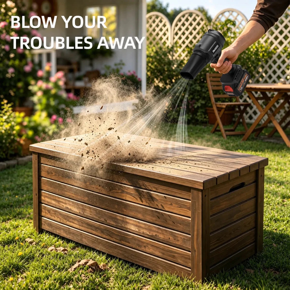 980K RPM Cordless Leaf Blower with Brushless Motor