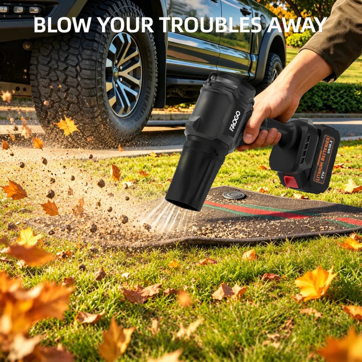 980K RPM Cordless Leaf Blower with Brushless Motor